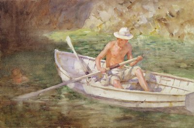 Green Waters, 1911 by Henry Scott Tuke